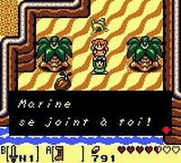 une photo d'Ã©cran de The Legend of Zelda - Link s Awakening DX sur Nintendo Game Boy Color